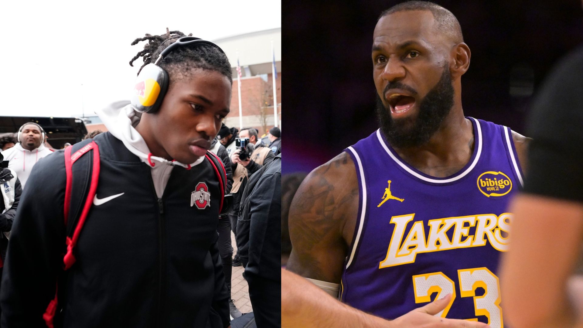 Ohio State Superfan LeBron James Can't Contain His Excitement As Julian Sayin, Jeremian Smith Put On Masterclass vs Michigan