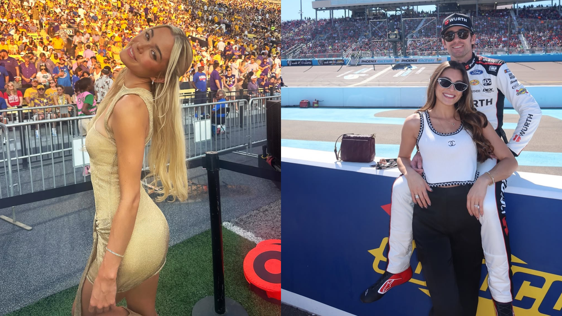 Olivia Dunne, Ryan and Gianna Blaney. - Source: https://www.instagram.com/p/DG_ZkOYS-Ax/, https://www.instagram.com/p/DOmhdVCDzjn/?img_index=1