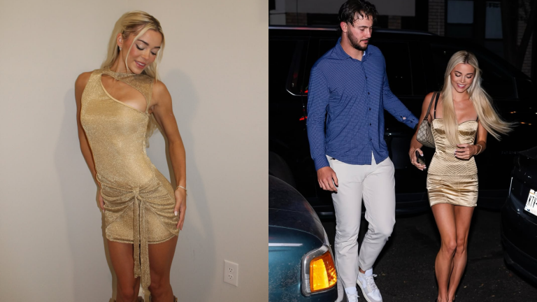 Paul Skenes and Livvy Dunne. - Source: @livvydunne on Instagram