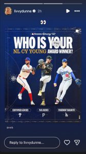 (image credits: @livvydunne on Instagram)