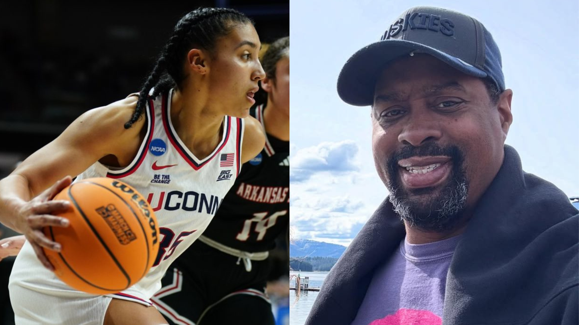 Azzi and Tim Fudd. - Source: Imagn, https://www.instagram.com/p/DH2H3pjttzl/?hl=en&img_index=5