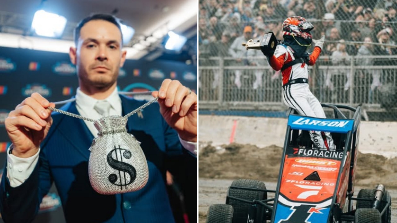 “He can’t stop winning”: Fans react to Kyle Larson consecutive High Limit International wins at Perth Motorplex