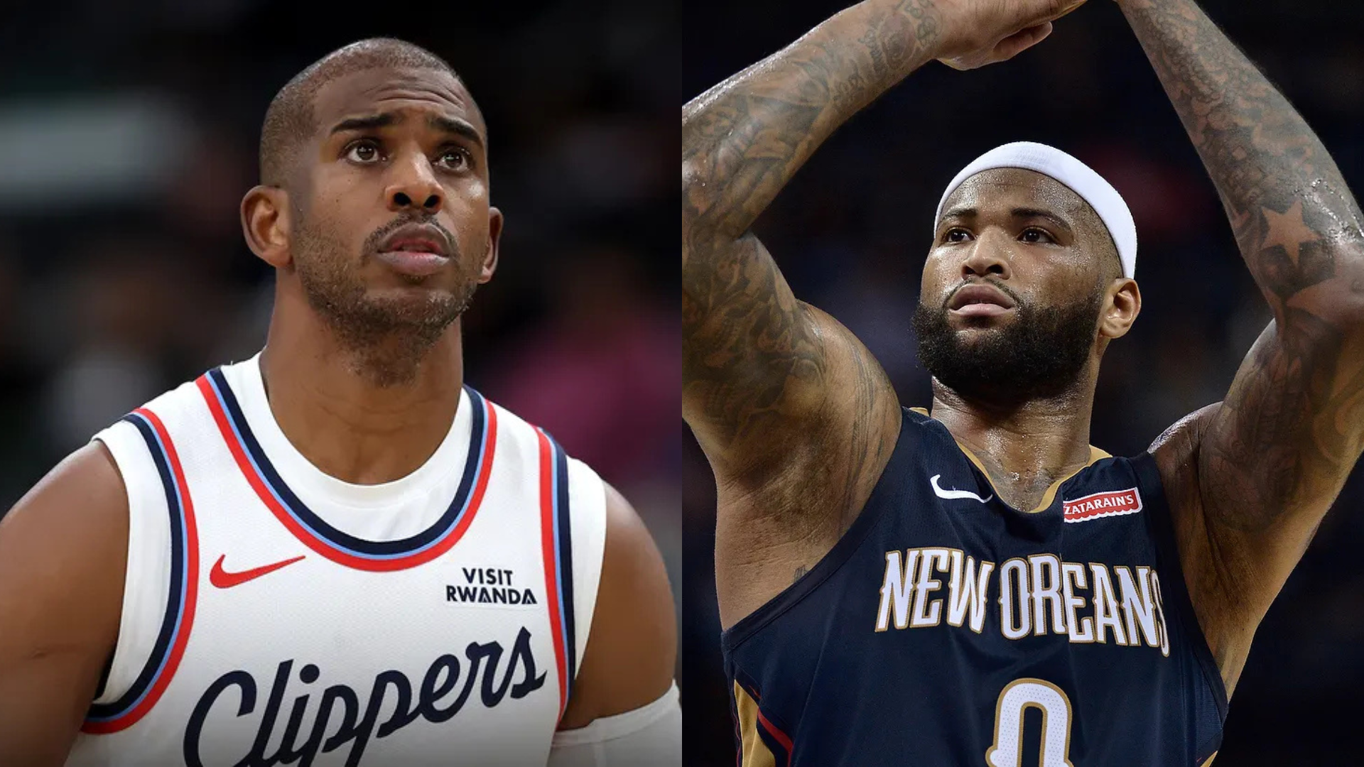 Chris Paul and DeMarcus Cousins. - Source: Imagn