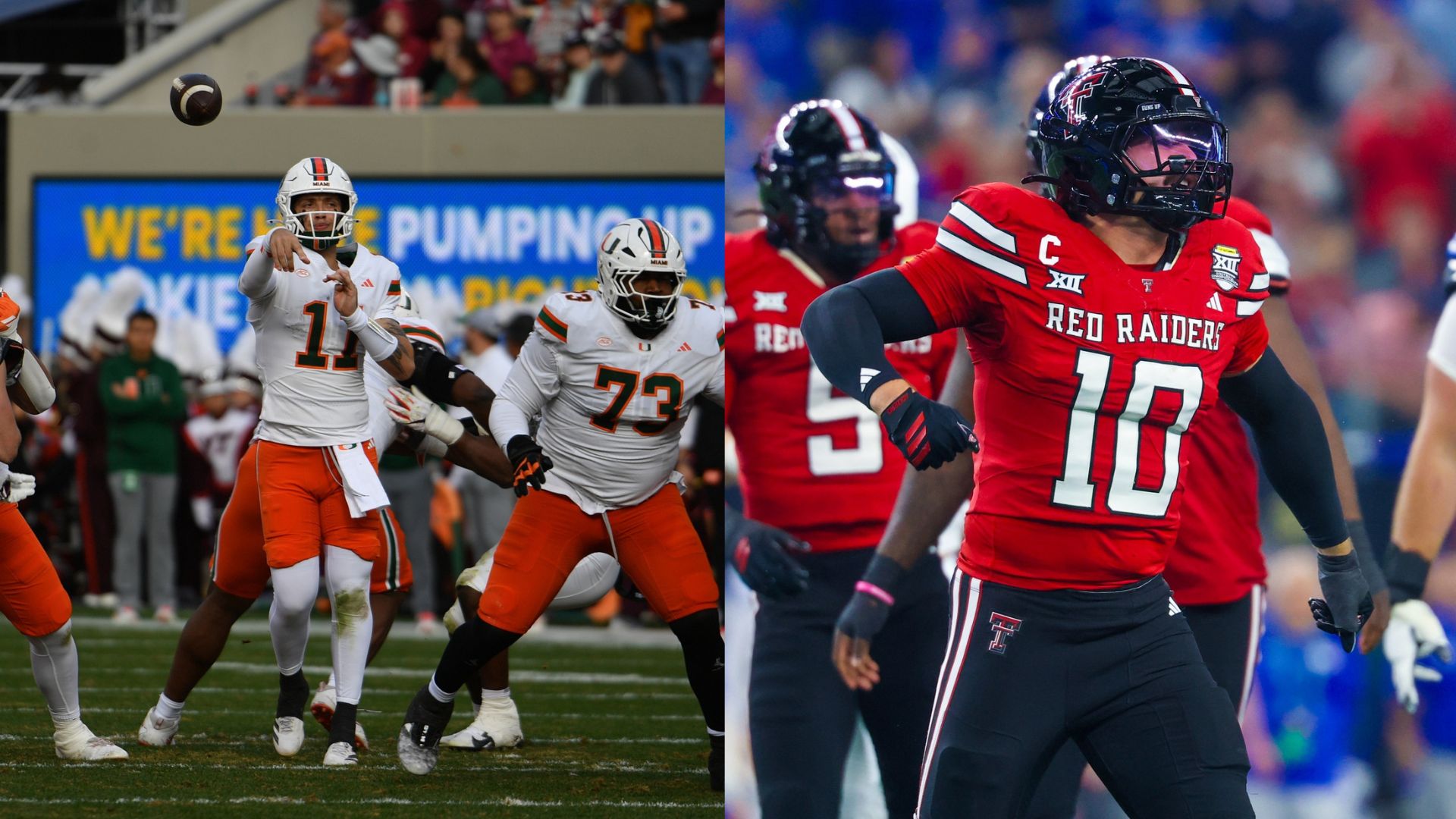 LOOK: Miami Fans Plead For Canes To Get CFP Spot With High-Flying Stunt Ahead Of BYU vs Texas Tech