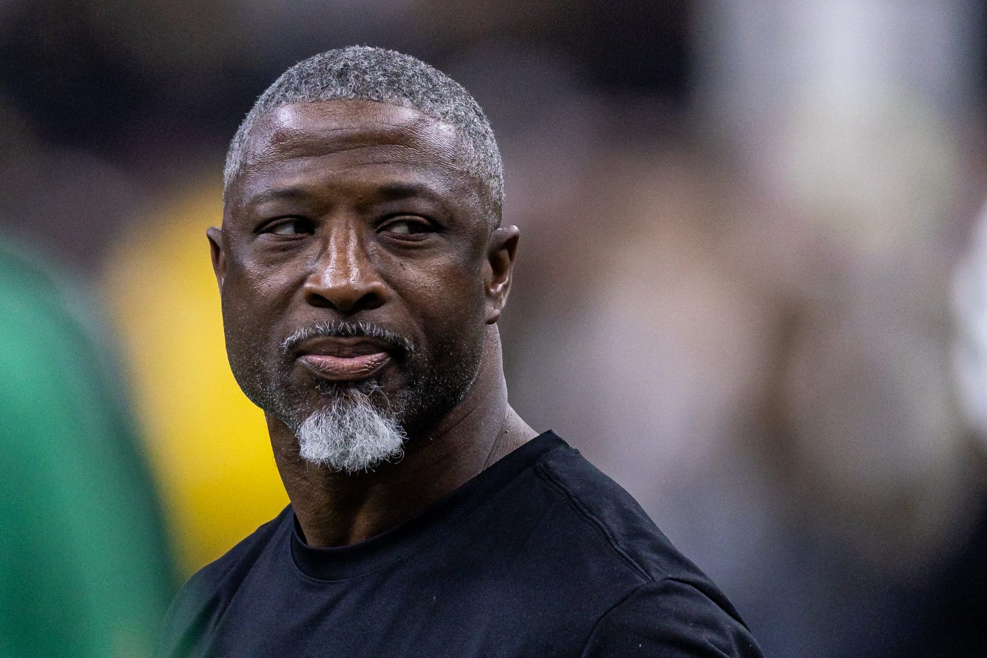 New York Jets head coach Aaron Glenn during warm ups before the game against the New Orleans Saints at Caesars Superdome.