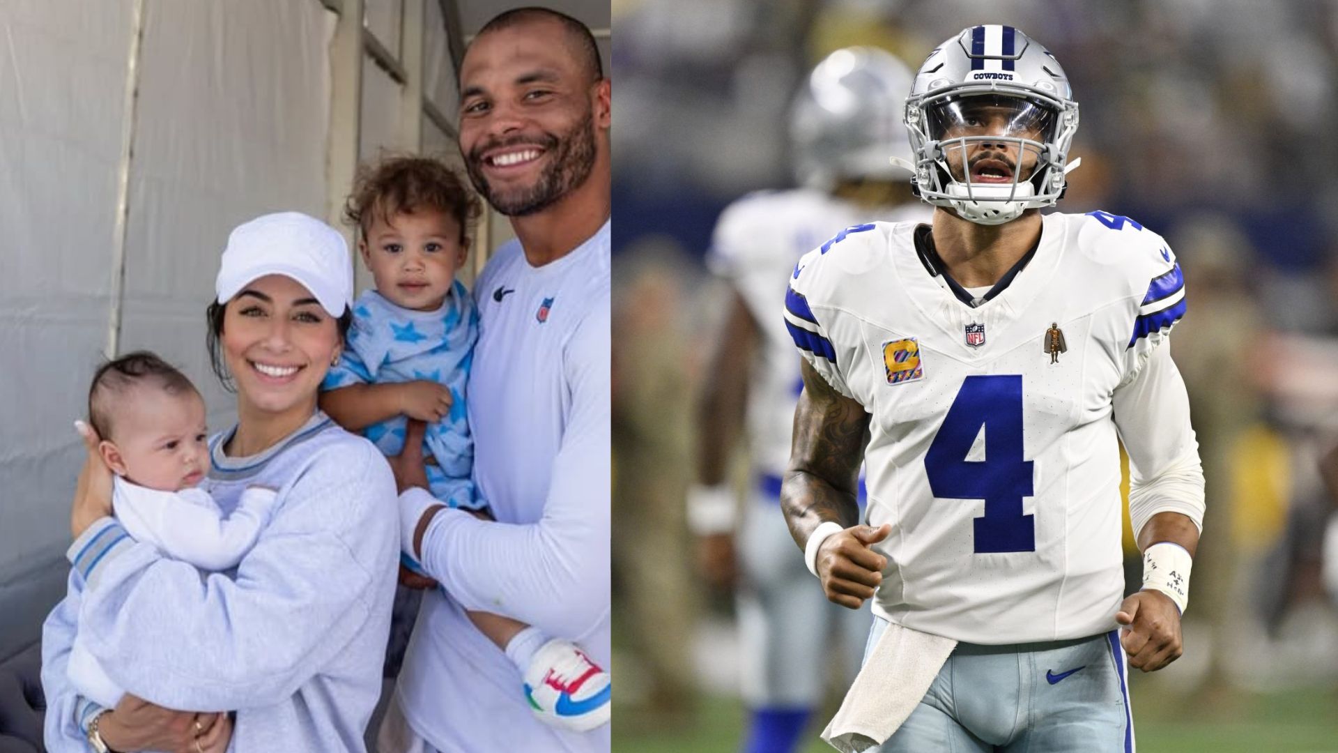 IN PIC: Dak Prescott Wife Shares Sweet Family Moment as Cowboys Star Appears All Smiles With His Baby Daughters