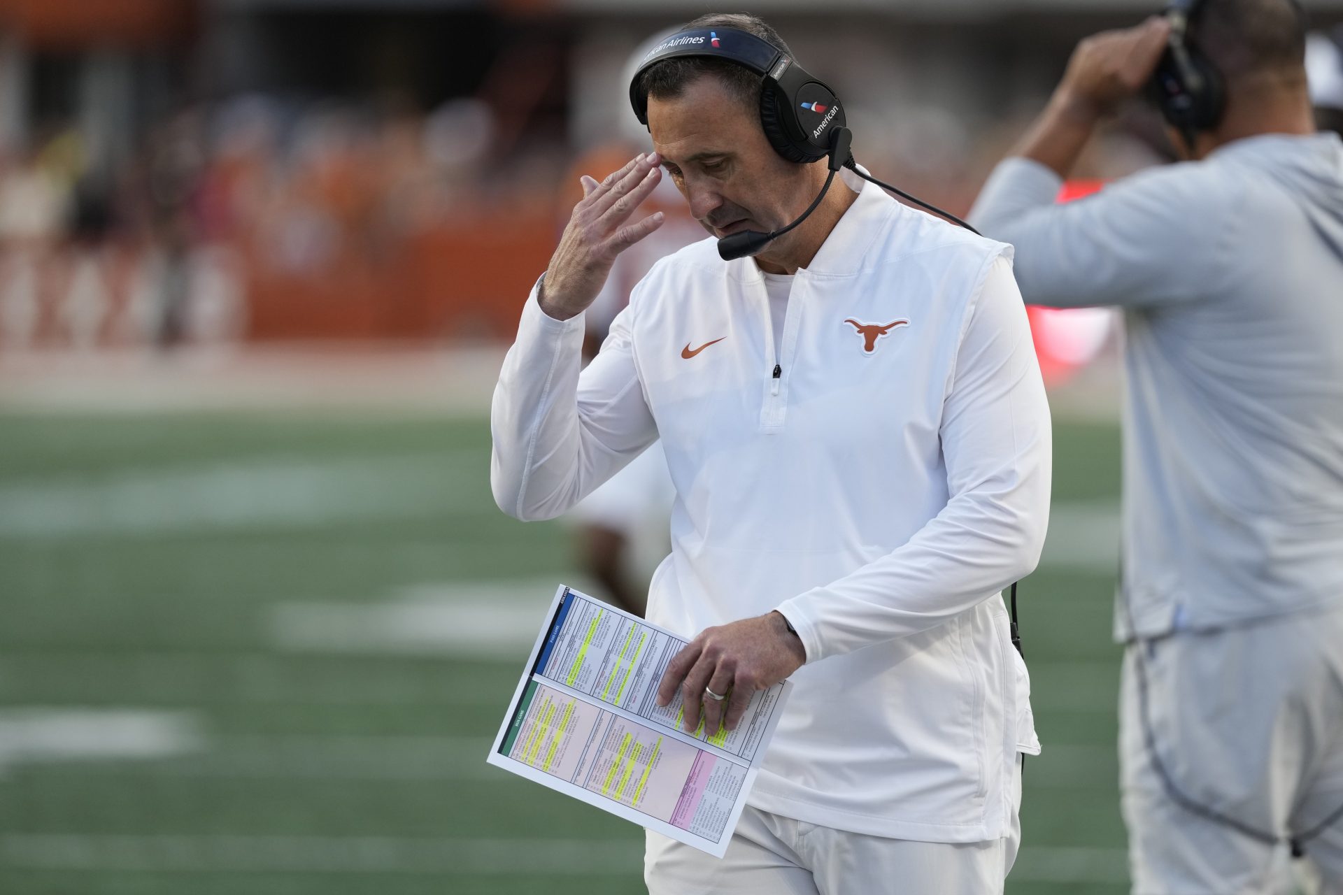 Texas Longhorns head coach Steve Sarkisian.
Source: Scott Wachter-Imagn Images