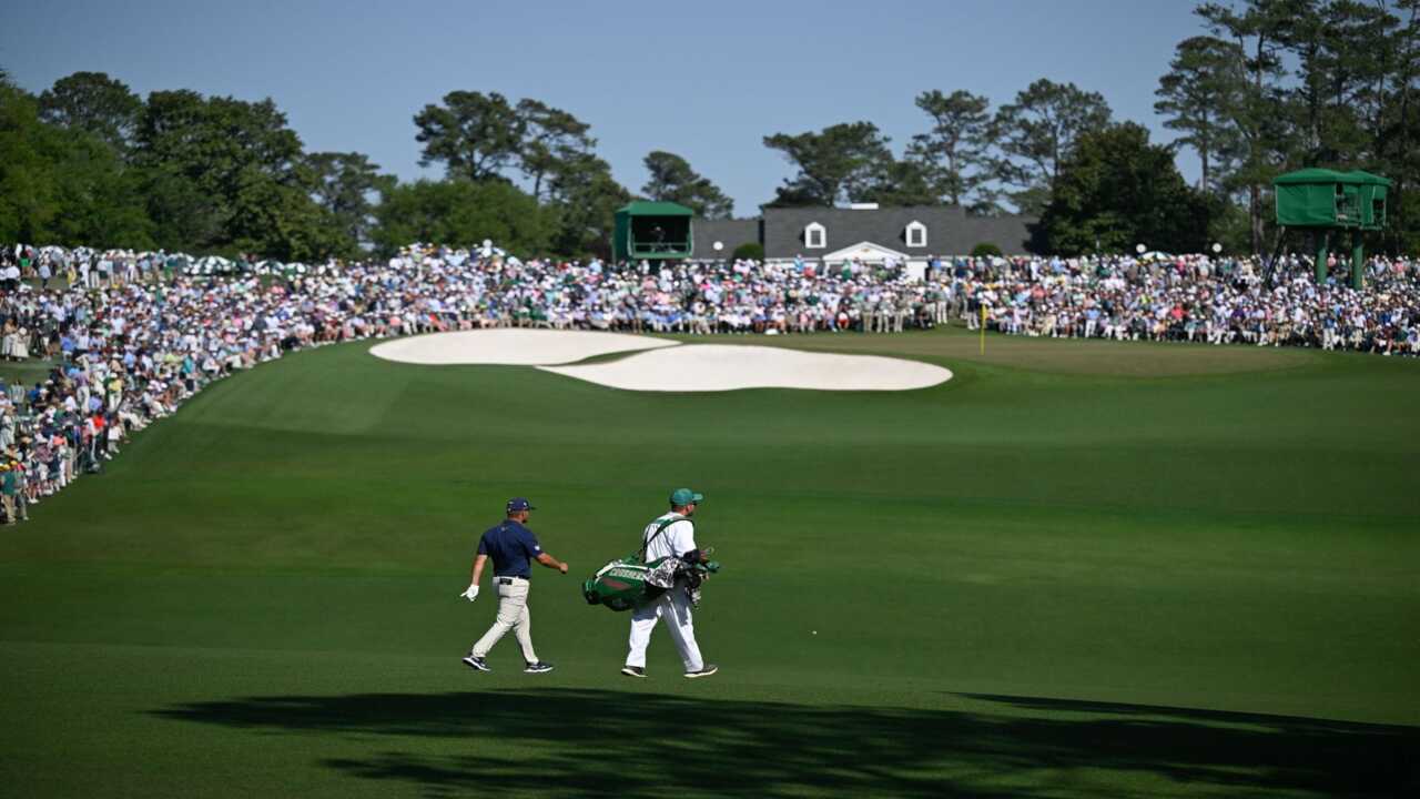 Bryson DeChambeau prepares for the Masters