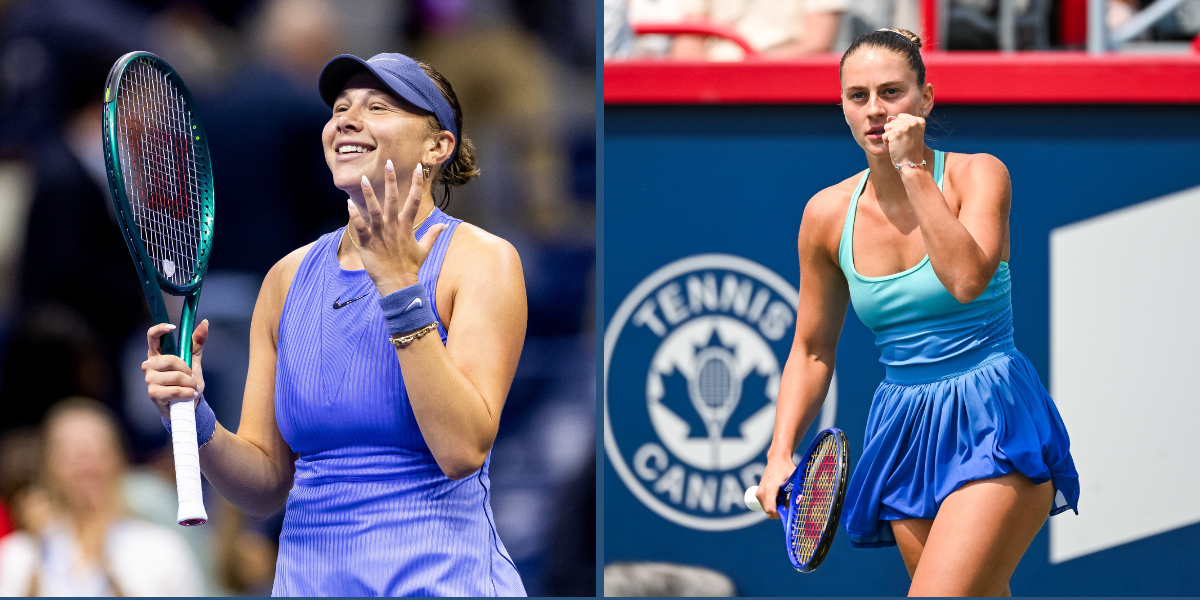 Amanda Anisimova (L) and Marta Kostyuk. (Image credits: Imagn)