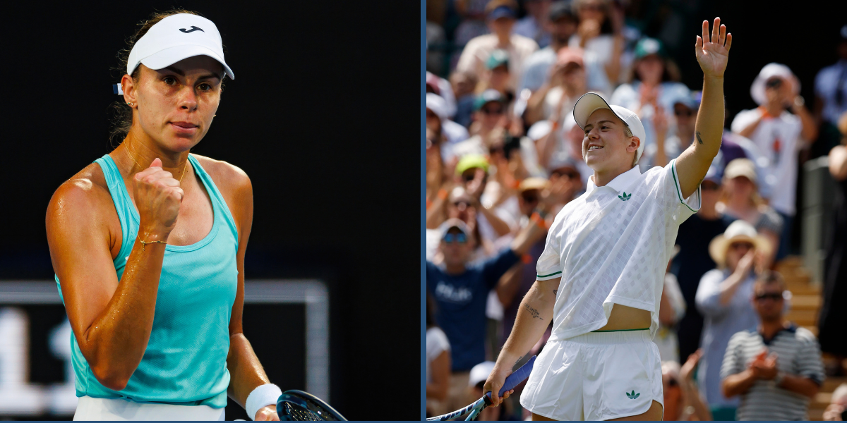 Magda Linette (L) and Sonay Kartal. (Imag credits: Imagn)