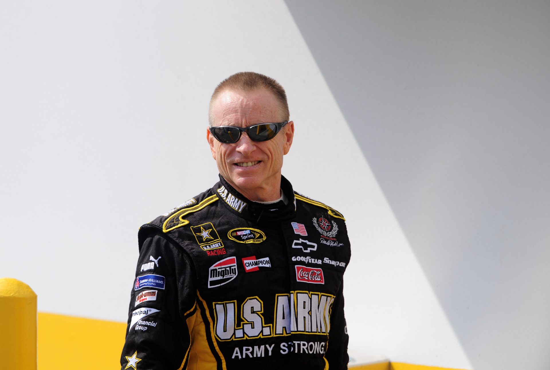 Jul. 4, 2008; Daytona Beach, FL, USA; NASCAR Sprint Cup Series driver Mark Martin during qualifying for the Coke Zero 400 at Daytona International Speedway.
