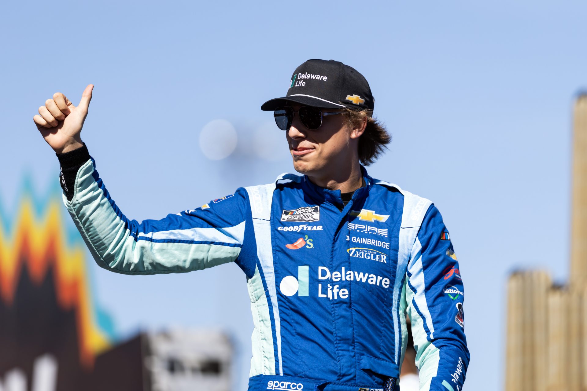NASCAR Cup Series driver Carson Hocevar (77) during the NASCAR Championship race at Phoenix Raceway.