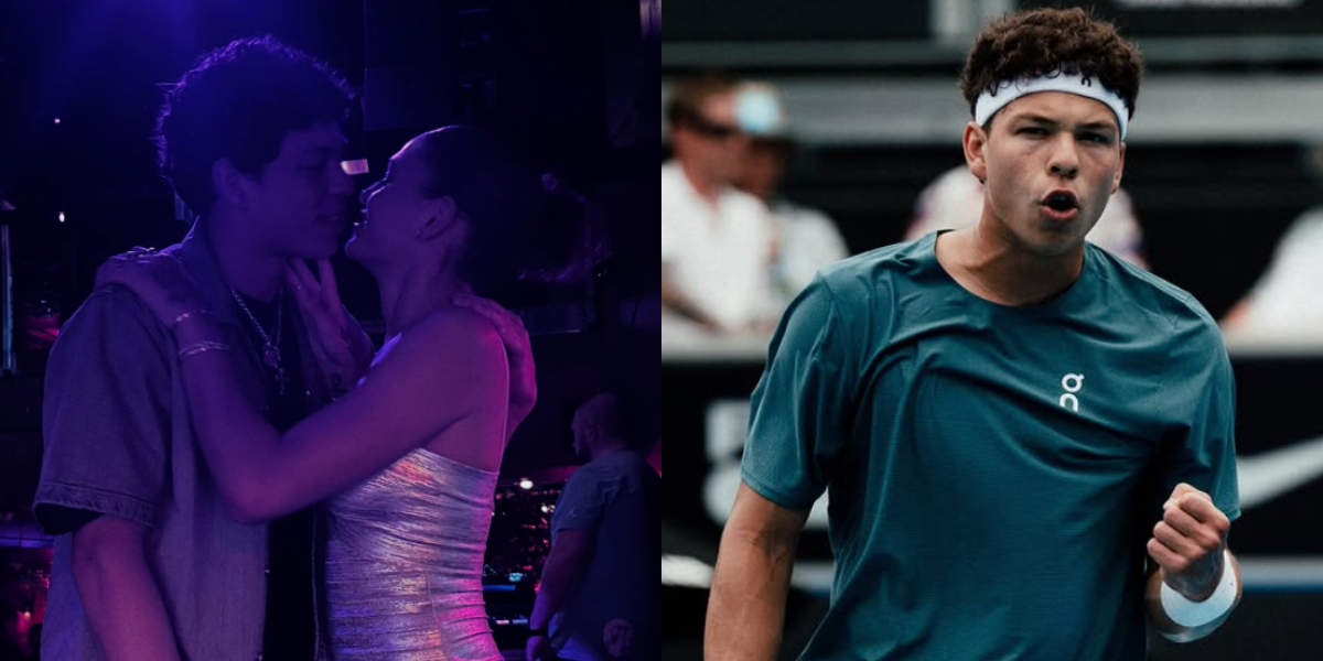 Ben Shelton & girlfriend Trinity Rodman (Source: Shelton's Instagram)