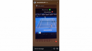 Ben Shelton girlfriend Trinity Rodman Australian Open