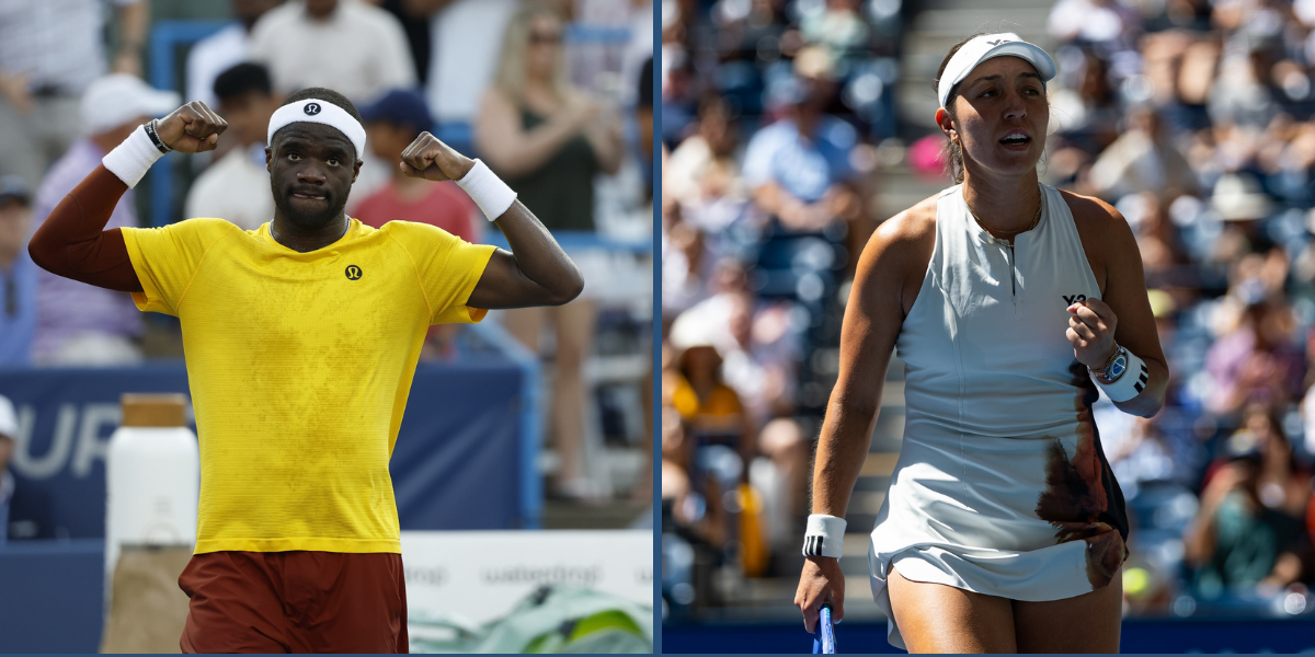 Frances Tiafoe (L) and Jessica Pegula. (Image credits: Imagn)
