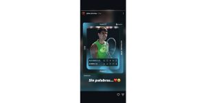 Alcaraz's brother's Instagram story. 