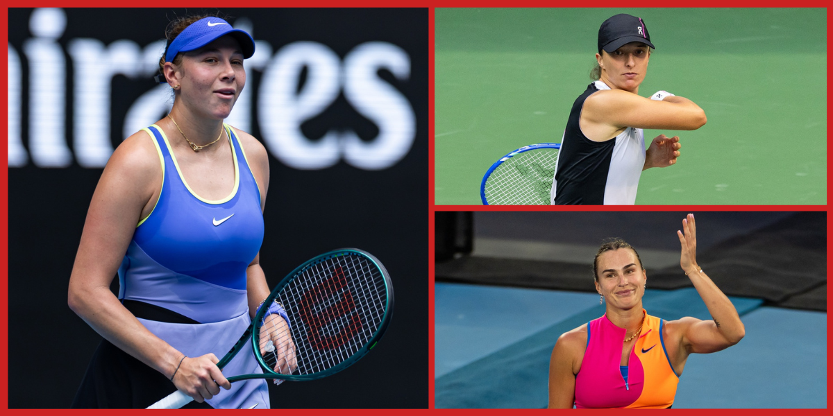 Amanda Anisimova, Iga Swiatek and Aryna Sabalenka (Source: IMAGN)