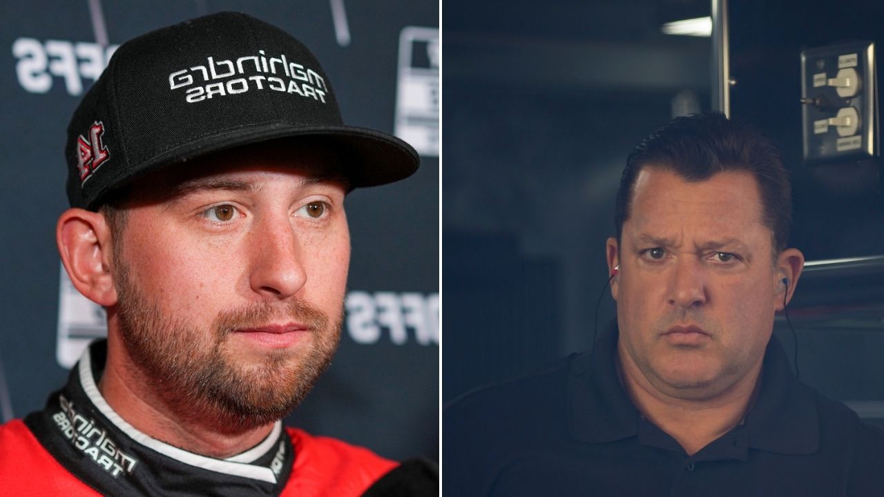 Chase Briscoe (L) and Tony Stewart (R)