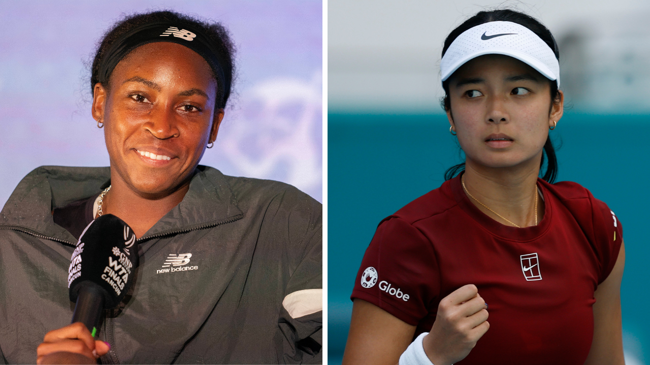 Coco Gauff (L) and Alexandra Eala | Image Source: Imagn