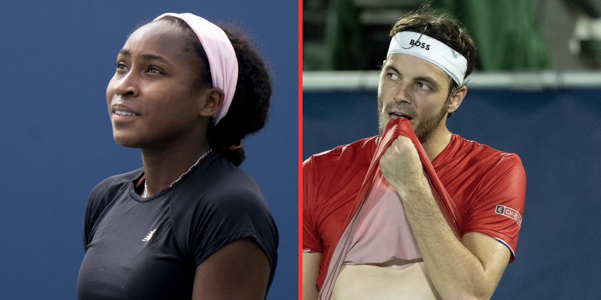 Coco Gauff (left), Taylor Fritz (right), Sources: Imagn