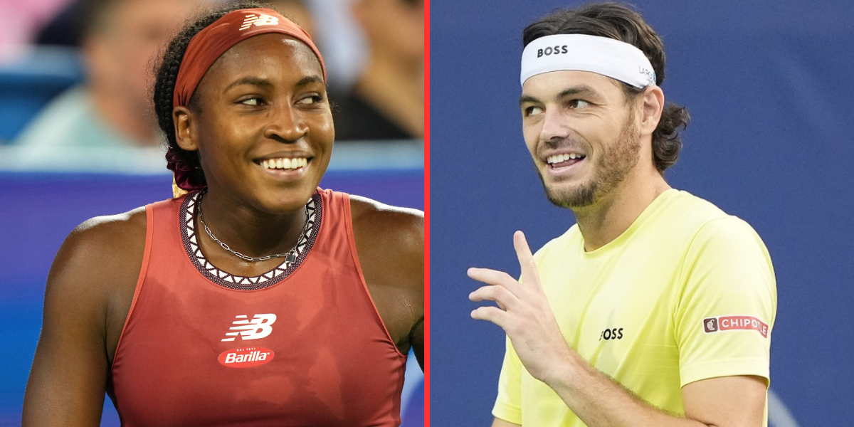 Coco Gauff (left), Taylor Fritz (right), Sources: Imagn
