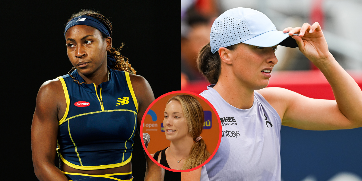 Coco Gauff, Danielle Collins & Iga Swiatek (Source: Imagn)