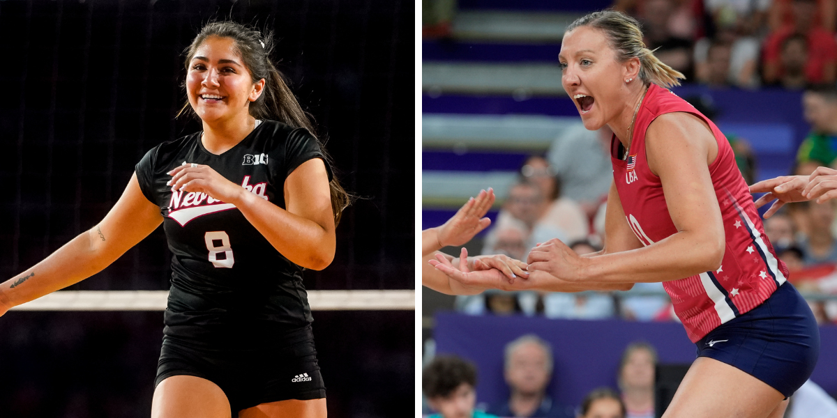 Lexi Rodriguez and Jordan Larson. (Image by Imagn)