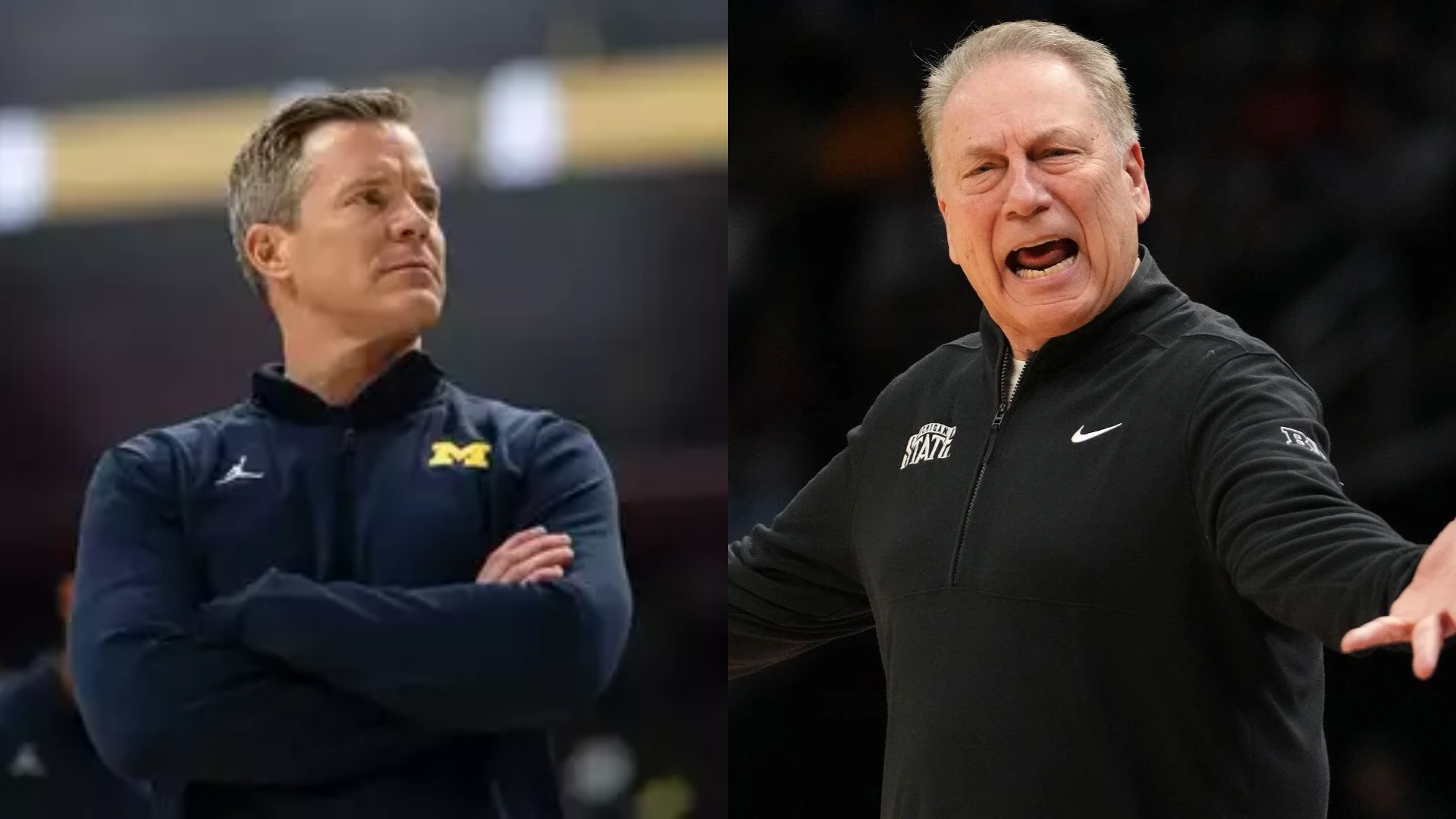 Frantic Tom Izzo Loses His Cool on the Sidelines After Foul Call As Michigan State Fail to Complete Insane Comeback Win vs Michigan