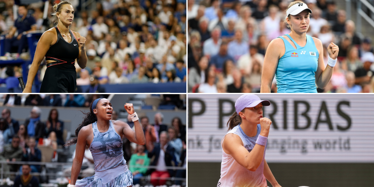 Aryna Sabalenka, Elena Rybakina, Iga Swiatek and Coco Gauff. (Image credits: Imagn)