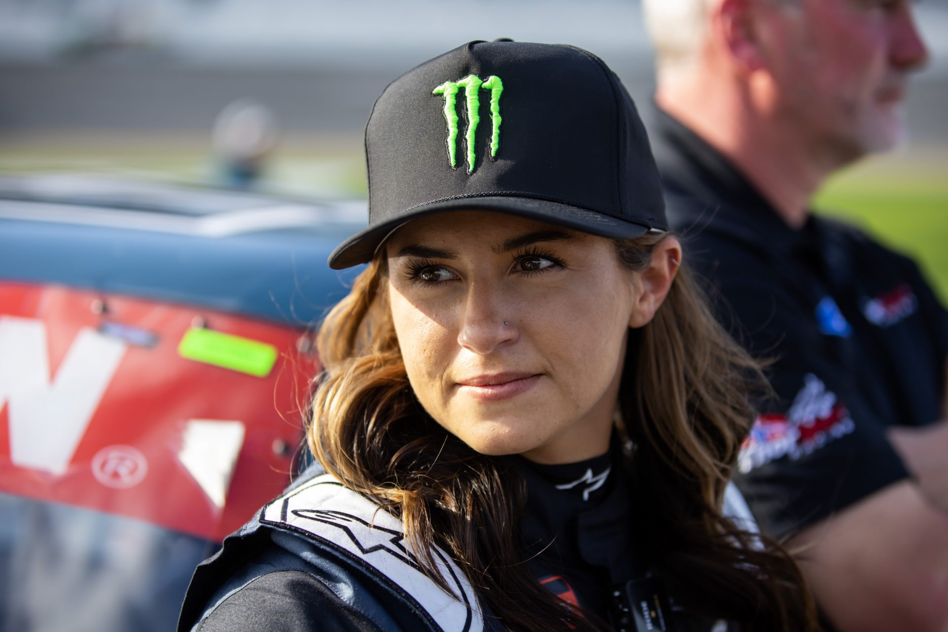 NASCAR Craftsman Truck Series driver Hailie Deegan during qualifying at Daytona International Speedway.