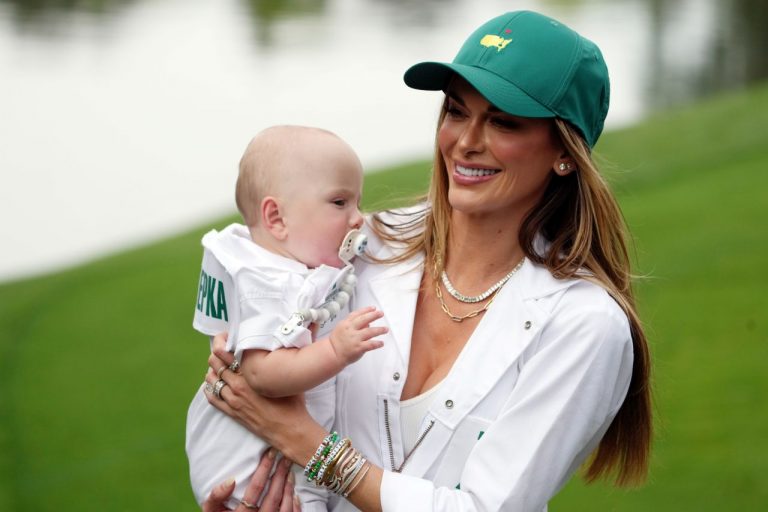 Jena Sims Makes Merch for Crew Koepka As He Celebrates “100 Days of School”