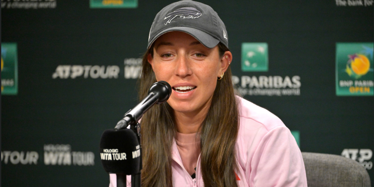 Jessica Pegula at the BNP Paribas Open 2025. (Image credits: Imagn)