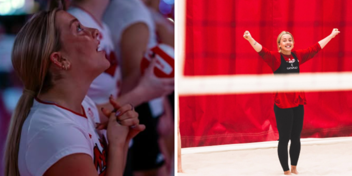 Nebraska Volleyball's Keri Leimbach. (Images by Instagram)