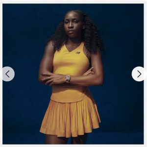 Coco Gauff's 2026 Australian Open look (Source: New Balance website)