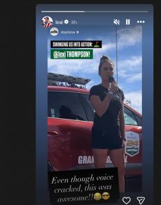 LPGA Star Lexi Thompson Takes On Honorary Grand Marshal Role at Rolex 24 at Daytona