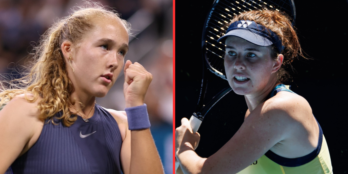 Mirra Andreeva (left), Linda Noskova (right), Sources: Imagn