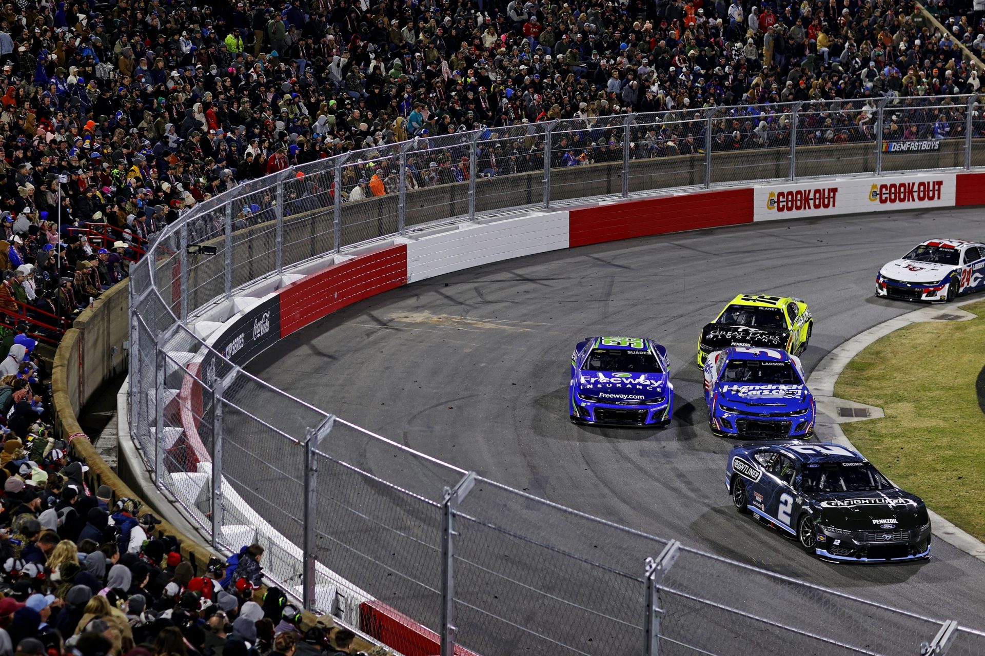 NASCAR Cup Series driver Austin Cendric (2) during the Clash at Bowman Gray at Bowman Gray Stadium.
