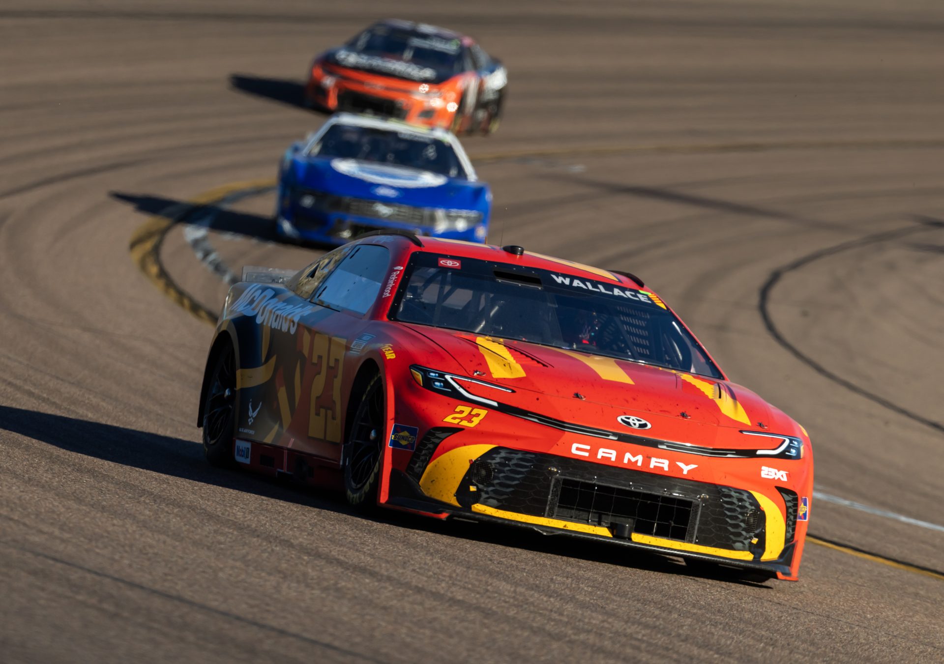 NASCAR Cup Series driver Bubba Wallace (23) during the NASCAR Championship race at Phoenix Raceway.