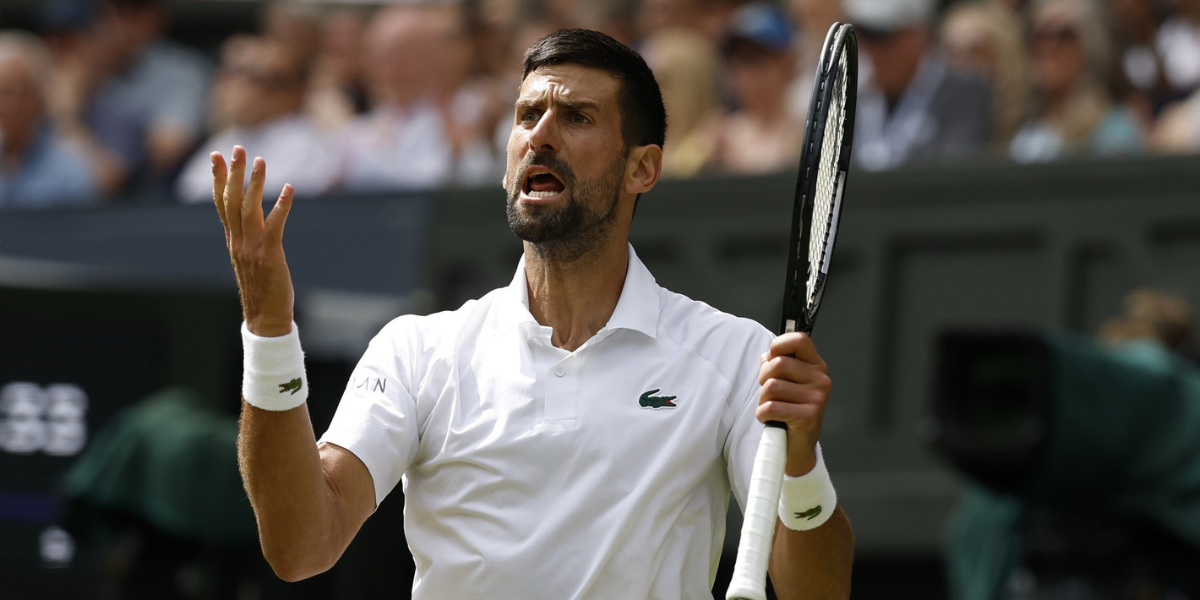 Novak Djokovic at the 2025 Wimbledon Championships (Source: Imagn)