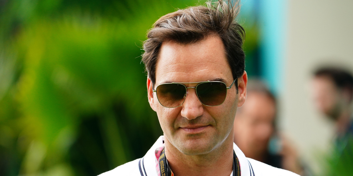 Roger Federer at the 2023 Miami Grand Prix (Source: Imagn)