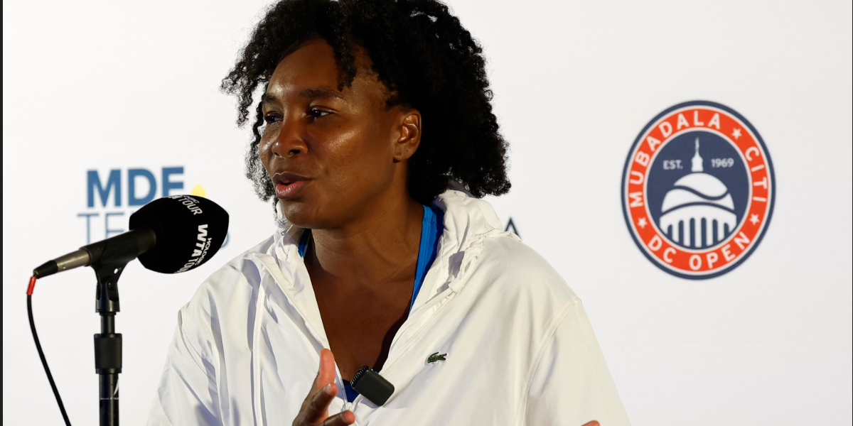 Venus Williams at the Citi DC Open 2025. (image credits: Imagn)