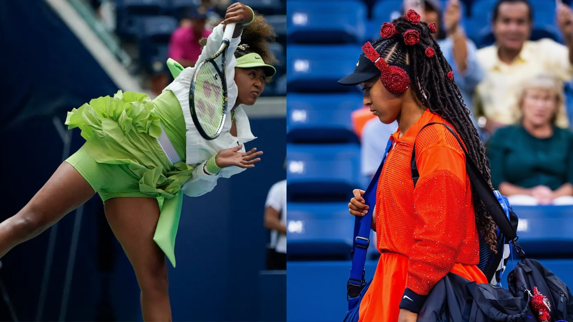 Why Naomi Osaka Chose A Veil & Umbrella For Her Australian Open Entrance Outfit