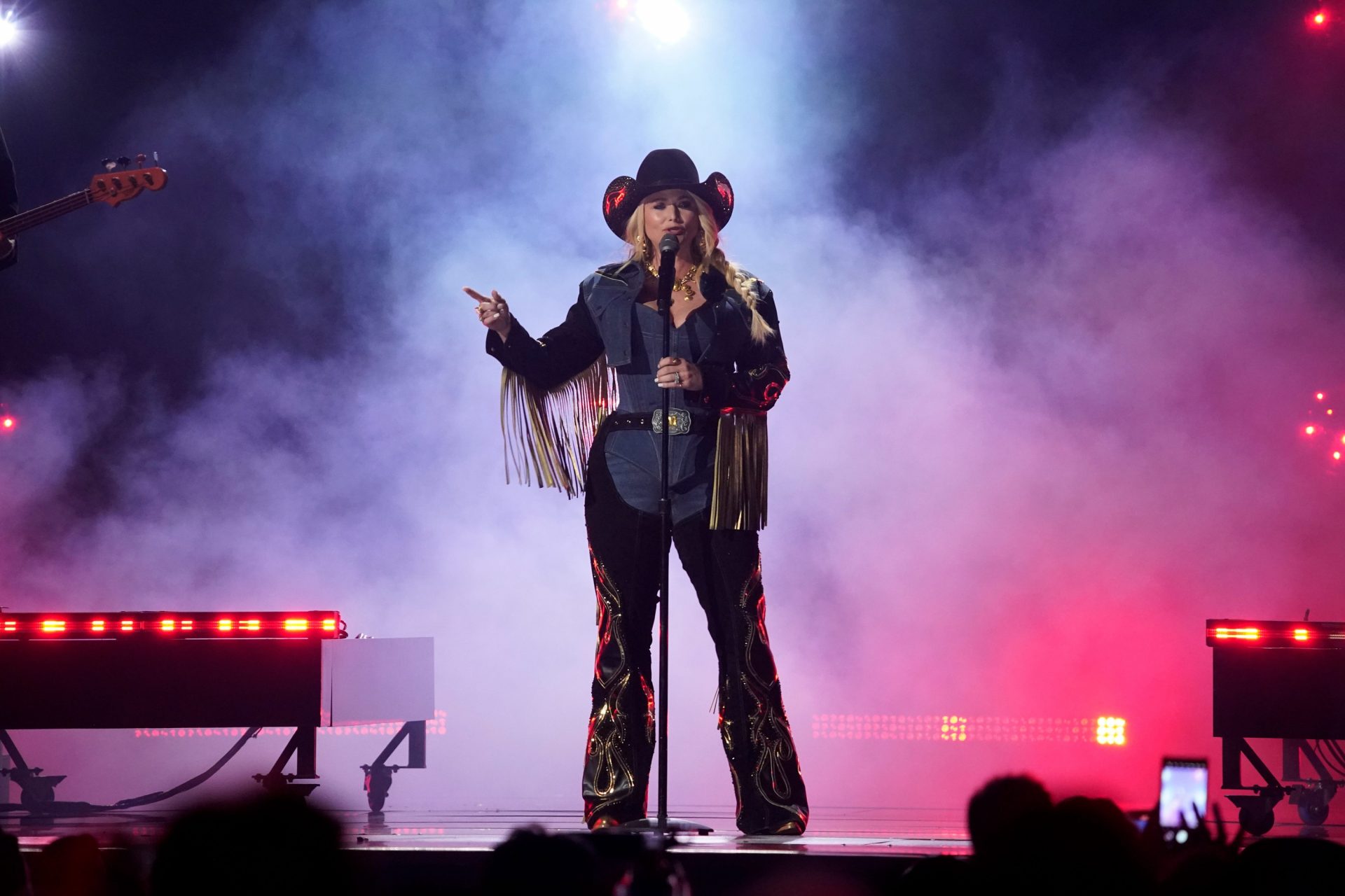 Miranda Lambert performs at the 59th ACM Awards at the Ford Center at the Star in Frisco, Texas, Thursday, May 16, 2024.