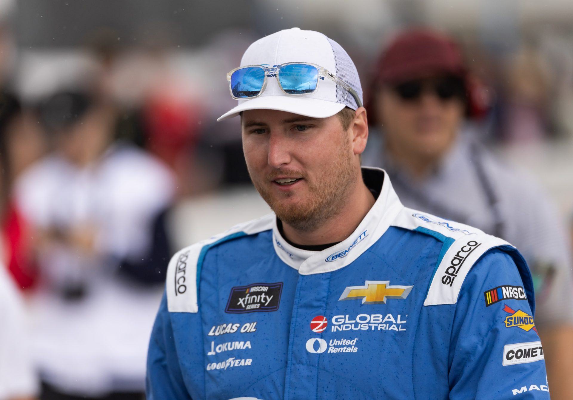 NASCAR Xfinity Series driver Austin Hill (21) during qualifying for the United Rentals 300 at Daytona International Speedway.