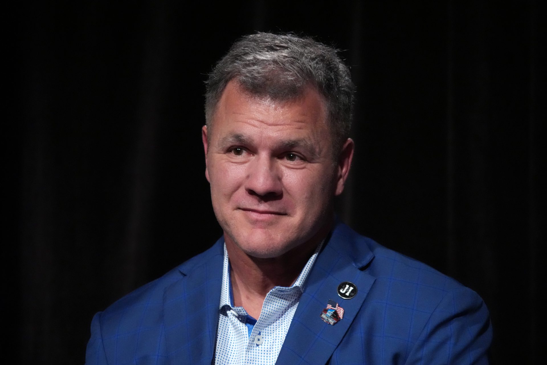 Adam Vinatieri during a press conference introducing the NFL Hall of Fame Class of 2026 at Palace of Fine Arts.