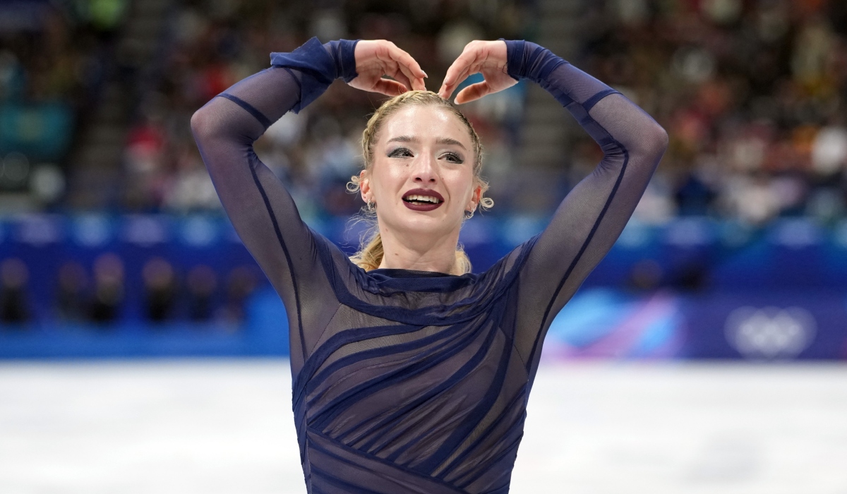 American Figure Skating star, Amber Glenn - Source: Imagn Images