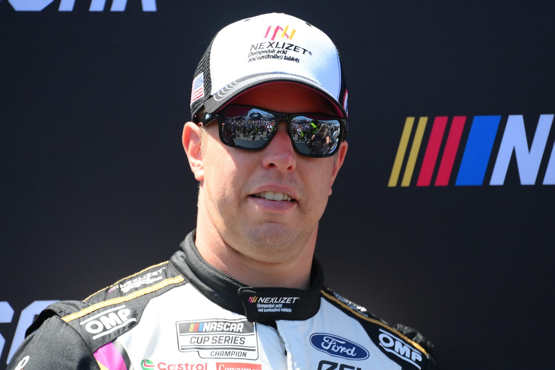 NASCAR Cup Series driver Brad Keselowski (6) prior to the Go Bowling at The Glen at Watkins Glen International.