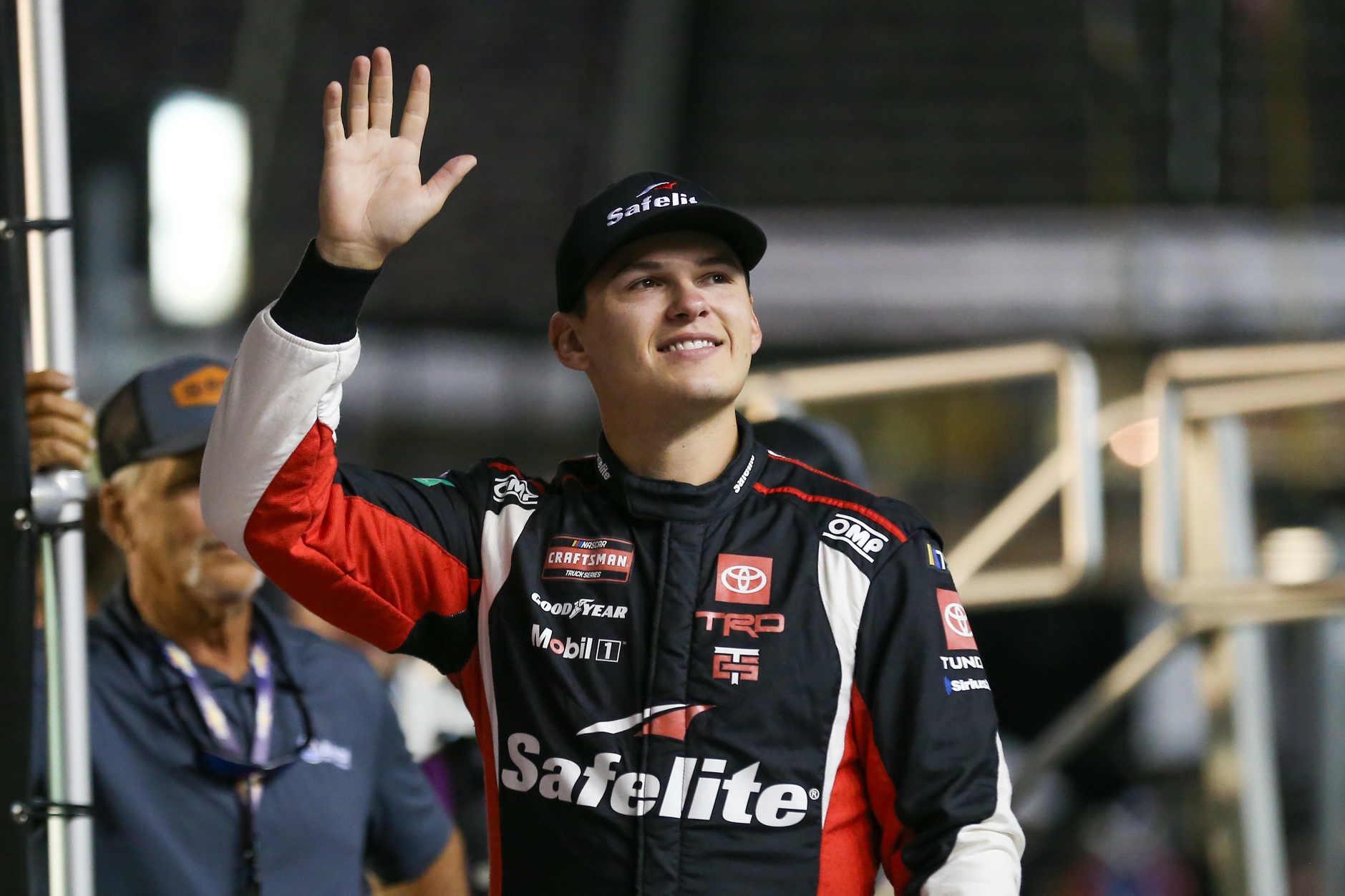 NASCAR Truck Series driver Corey Heim (11)during driver introductions for the NASCAR Craftsman Truck Series race at Bristol Motor Speedway.