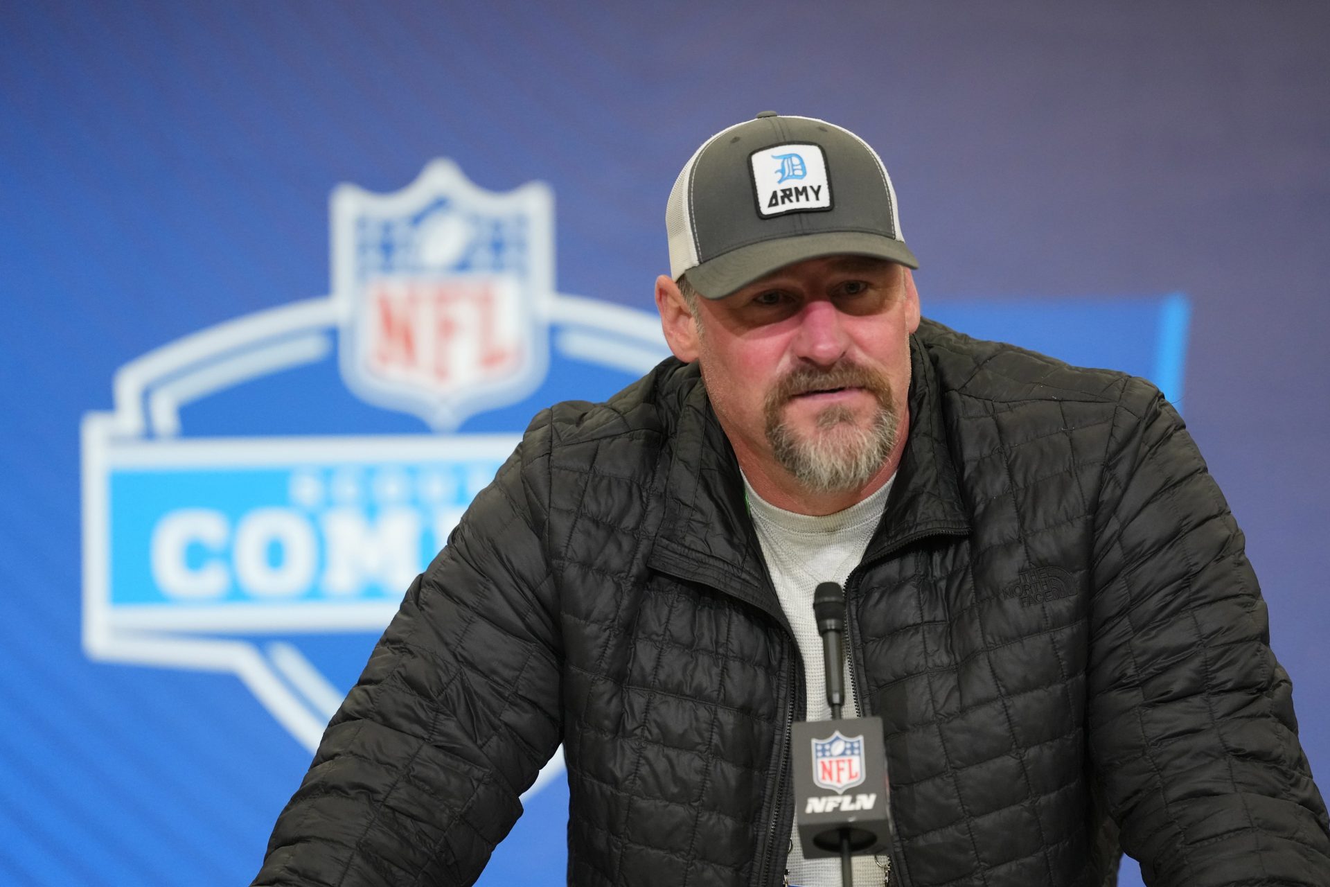 Dan Campbell - NFL Draft Combine - Source: Imagn