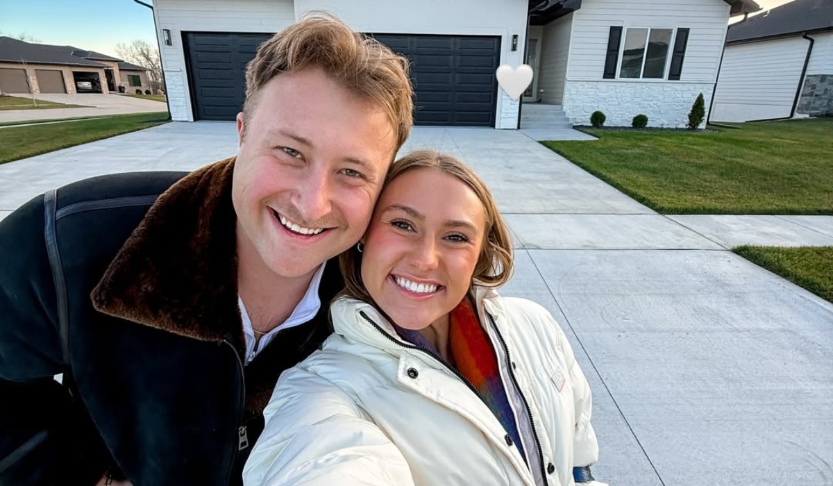 Maisie Boesiger and her fiance, Nolan Schwartinge. (Image via Instagram/@maisieboesiger)